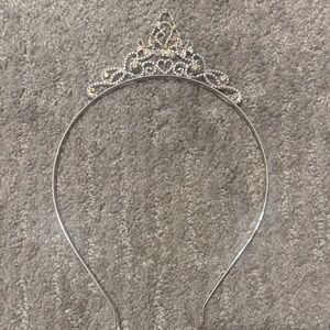 Elegant Silver Tiara Headband